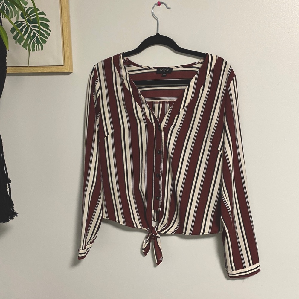 Eclipse Striped Blouse